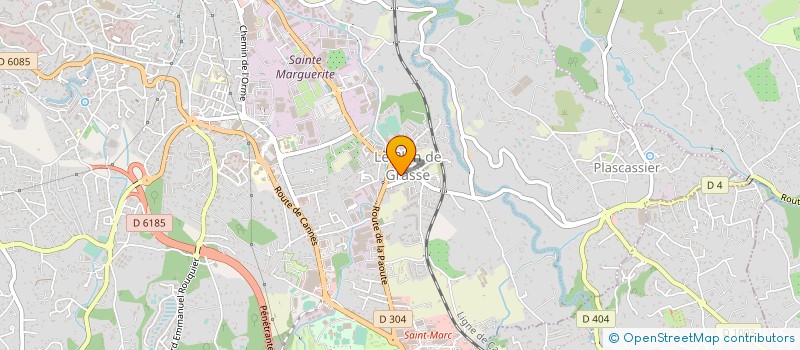 localisation de l'entreprise COMITE OFFICIEL DES FETES DU PLAN DE GRASSE  GRASSE