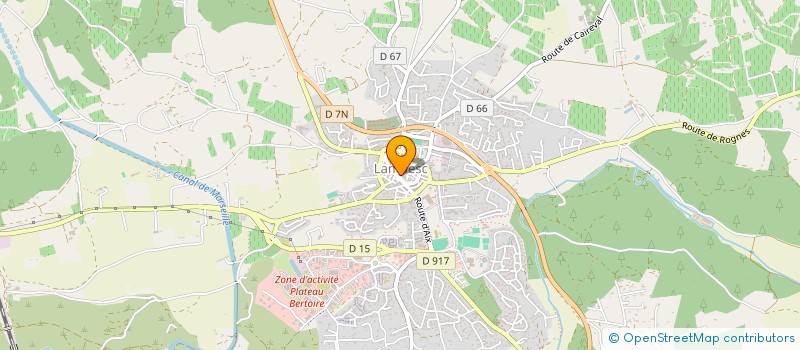 localisation de l'entreprise COMITE OFFICIEL FETES ARTS LOISIRS SPORT  LAMBESC