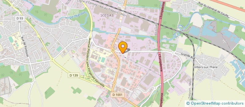 localisation de l'entreprise COMITE OISE DE HAND BALL  BEAUVAIS