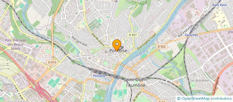localisation de l'entreprise COMITE ORGAN FOIRE ST MARTIN à PONTOISE