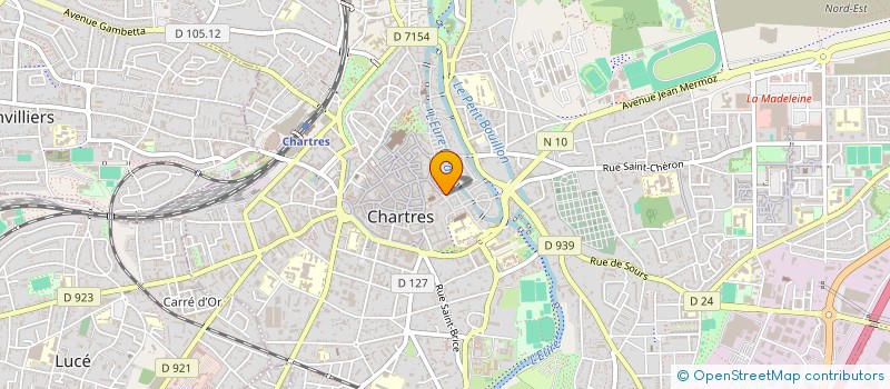 localisation de l'entreprise COMITE ORGANIS MARATHON EURE ET LOIR à CHARTRES