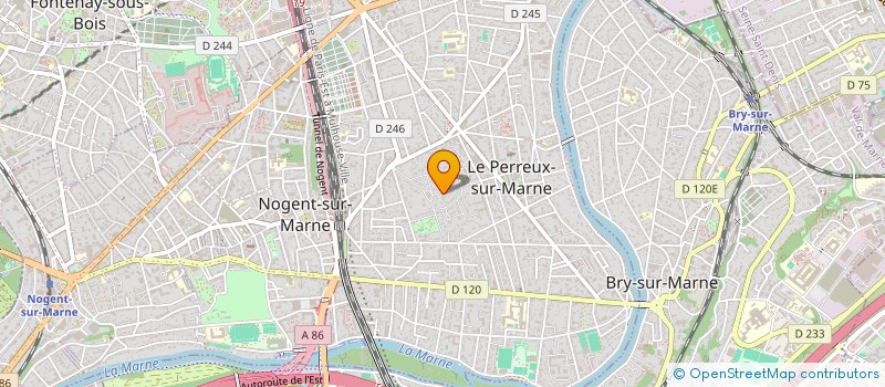 localisation de l'entreprise COMITE ORGANISA JOURNEES PSYCHIATRIQUES  LE PERREUX-SUR-MARNE