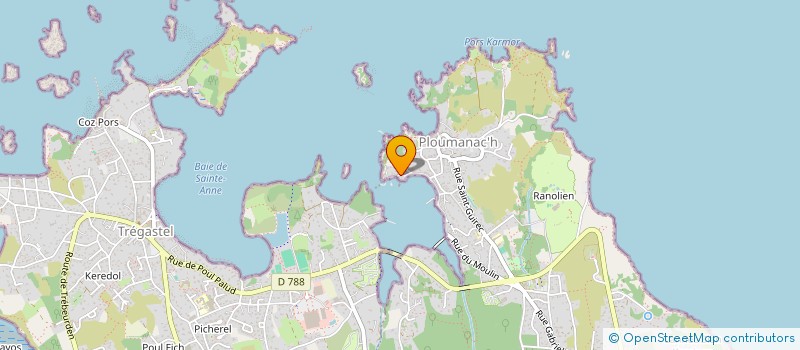localisation de l'entreprise COMITE ORGANISATION FETE MARITIME PLOUMANAC H  PERROS-GUIREC