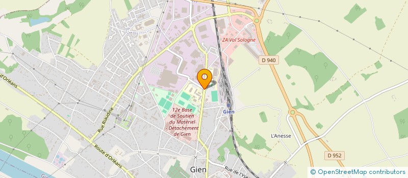 localisation de l'entreprise COMITE ORGANISATION PRINTEMPS LIVRE GIEN à GIEN