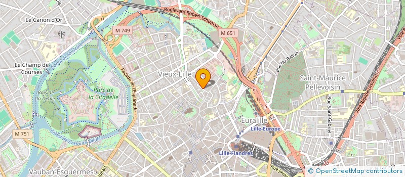 localisation de l'entreprise COMITE PARENTS AMIS MATERNELLE JENNER à LILLE