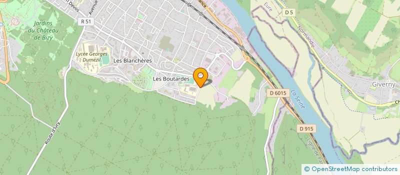 localisation de l'entreprise COMITE PARENTS ECOLE MATERN BOUTARDES  VERNON