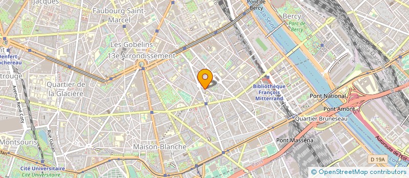 localisation de l'entreprise COMITE PARISIEN DE BASKET BALL à PARIS