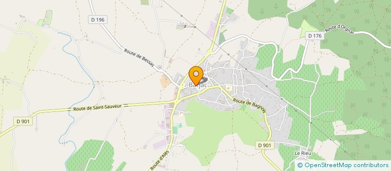 localisation de l'entreprise COMITE PAROISSIAL DE BARJAC à BARJAC
