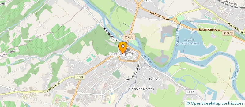localisation de l'entreprise COMITE PARRAINAGE DES VIEUX à SAINT-AIGNAN