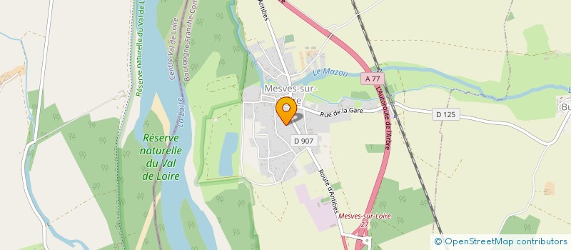 localisation de l'entreprise COMITE PARRAINAGE IME EDOUARD SEGUIN à MESVES-SUR-LOIRE
