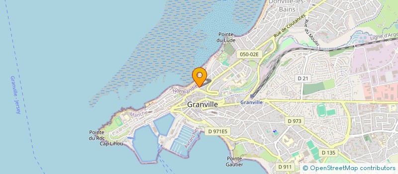 localisation de l'entreprise COMITE PENSIONNAIRES NORMANDY à GRANVILLE