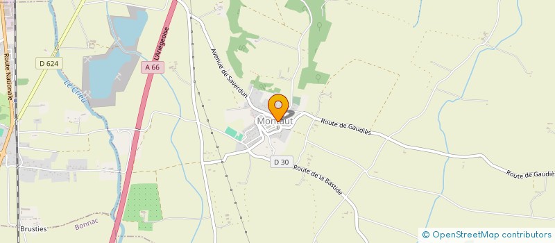 localisation de l'entreprise COMITE PERMANENT D'ANIMATIONS DE LA BASTIDE DE LORDAT à LA BASTIDE-DE-LORDAT