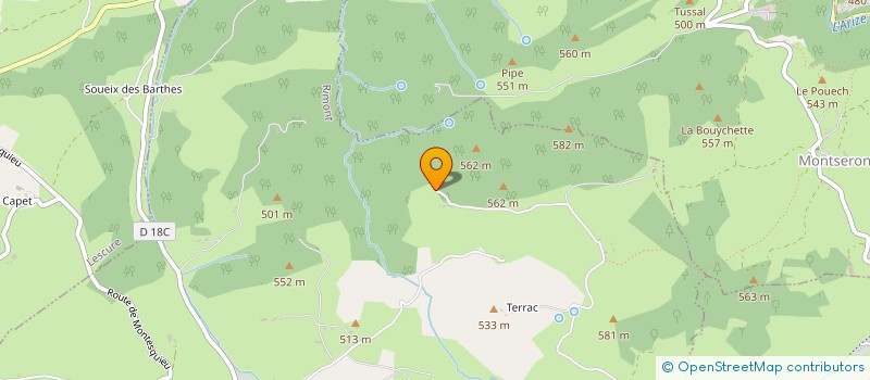 localisation de l'entreprise COMITE PERMANENT DES FETES D'ESPLAS DE SEROU à ESPLAS-DE-SEROU
