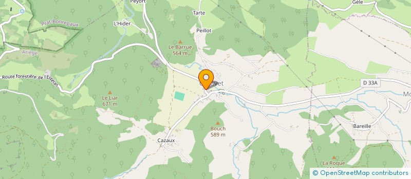 localisation de l'entreprise COMITE PERMANENT DES FETES DE CAZAVET à CAZAVET