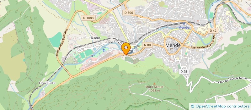 localisation de l'entreprise COMITE PERMANENT DES FETES DE LA VILLE DE MENDE à MENDE