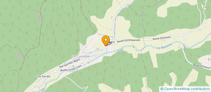 localisation de l'entreprise COMITE PERMANENT DES FETES DE LURS  LURS