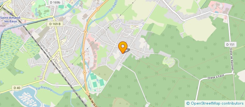 localisation de l'entreprise COMITE PHILANTHROPIQUE DU MONT DES BRUYERES  SAINT-AMAND-LES-EAUX