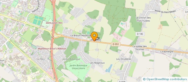 localisation de l'entreprise COMITE POITEVIN POUR L'EDUCATION ET L'ACCOMPAGNEMENTSPECIALISES à MIGNALOUX-BEAUVOIR