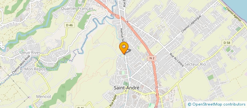 localisation de l'entreprise COMITE POUR L'EGALITE DES CHANCES à SAINT-ANDRE