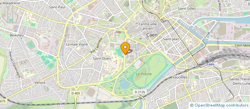localisation de l'entreprise COMITE POUR L ENCADREMENT SCOLAIRE ET L ACCOMPAGNEMENT REGIONEL DES SPORTIFS à CAEN