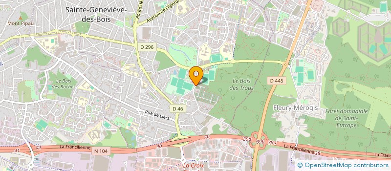 localisation de l'entreprise COMITE POUR L ENTRETIEN ET LA SURVEILLANCE DES SEPULTURES ORTHODOXES RUSSES DU CIMETIERE DE SAINTE-GENEVIEVE-DES-BOIS à SAINTE-GENEVIEVE-DES-BOIS