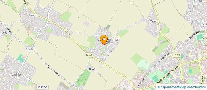 localisation de l'entreprise COMITE POUR L HISTOIRE DE SAINT CONTEST  SAINT-CONTEST