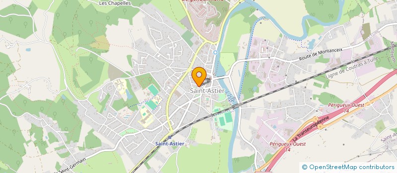 localisation de l'entreprise COMITE POUR LA 98EME FELIBREE EN PAYS DE SAINT ASTIER 2017  SAINT-ASTIER