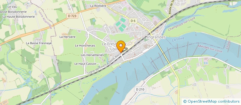 localisation de l'entreprise COMITE POUR LA LOIRE DE DEMAIN à INGRANDES-LE-FRESNE-SUR-LOIRE