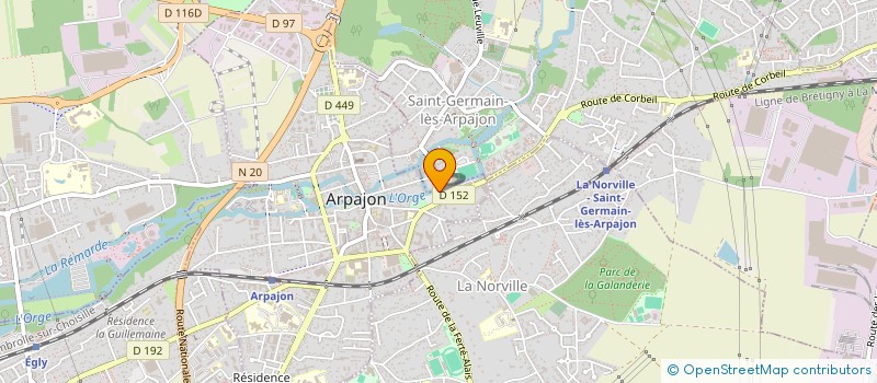 localisation de l'entreprise COMITE POUR LA MEMOIRE DES RESISTANTS AU NAZISME DANS LA REGION ARPAJONNAISE  ARPAJON