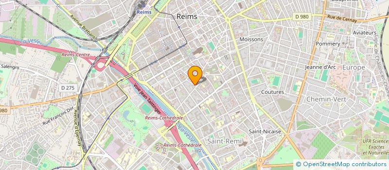 localisation de l'entreprise COMITE POUR LES RELATIONS REGIONALES DES ASSOCIATIONS DE JEUNESSE ET D'EDUCATION POPULAIRE  REIMS