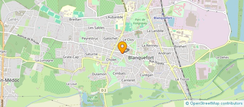 localisation de l'entreprise COMITE PRESSE BLANQUEFORTAISE à BLANQUEFORT