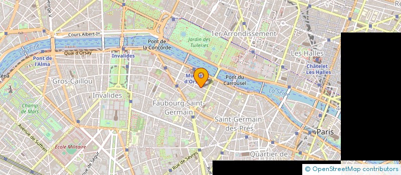 localisation de l'entreprise COMITE PROMOTION FOIRE DU TRONE  PARIS