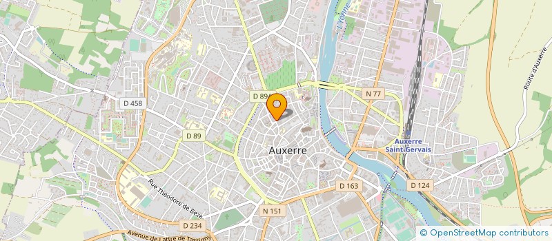 localisation de l'entreprise COMITE PROTECTION DE L ENFANCE YONNE à AUXERRE