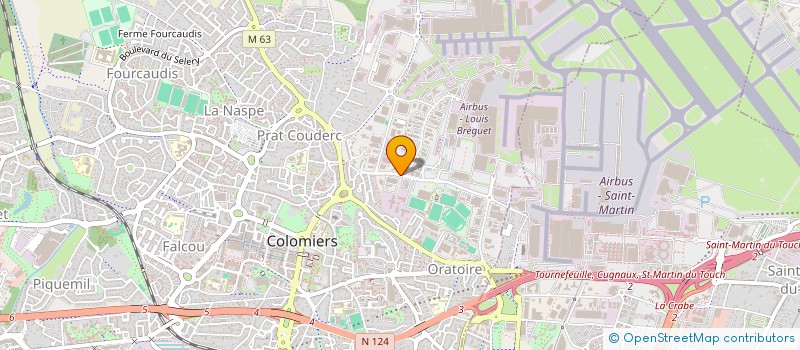 localisation de l'entreprise COMITE PYRENEES GYMNASTIQUE à COLOMIERS