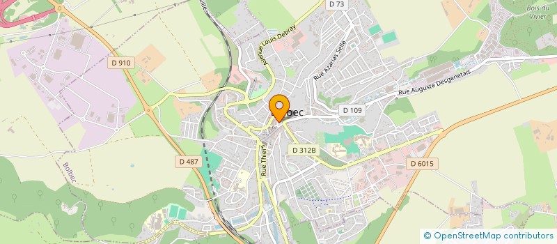 localisation de l'entreprise COMITE QUARTIER FONTAINE MARTE  BOLBEC