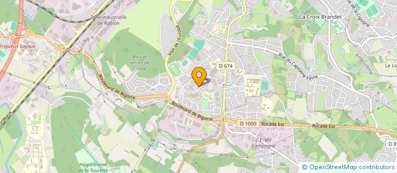 localisation de l'entreprise COMITE QUARTIER MA CAMPAGNE D ANGOULEME à ANGOULEME