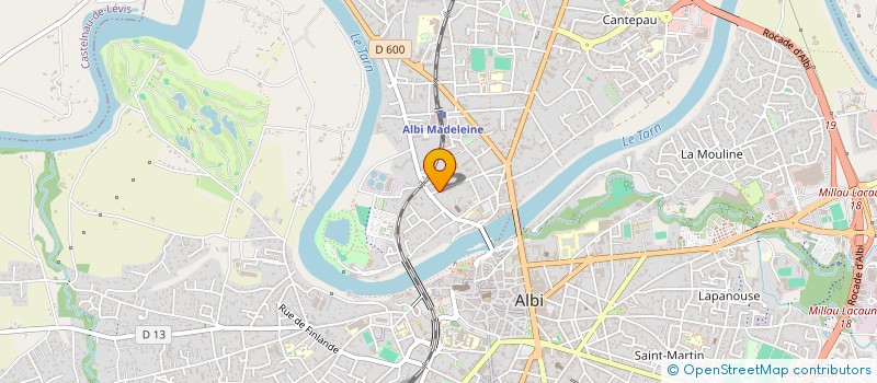 localisation de l'entreprise COMITE QUARTIER MADELEINE ALBI à ALBI