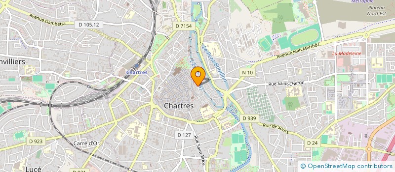 localisation de l'entreprise COMITE QUARTIER ST PIERRE PORTE MORARD à CHARTRES