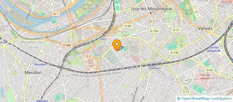localisation de l'entreprise COMITE RAOUL FOLLEREAU HDS LUTTE LEPRE à ISSY-LES-MOULINEAUX