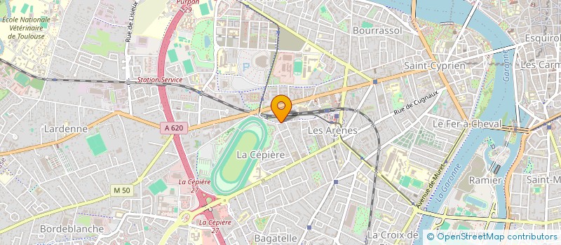 localisation de l'entreprise COMITE REG BOULISTE MIDI PYRENEES à TOULOUSE