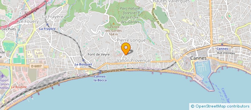 localisation de l'entreprise COMITE REG ORGAN SEMIN COLLOQ MEDIC SPOR à CANNES