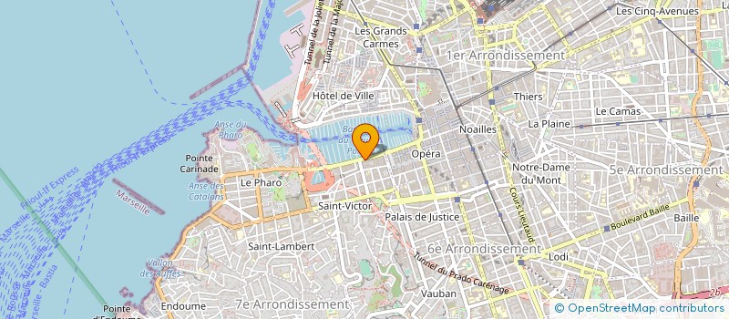 localisation de l'entreprise COMITE REG PECHES MARITIMES ELEV MARIN à MARSEILLE
