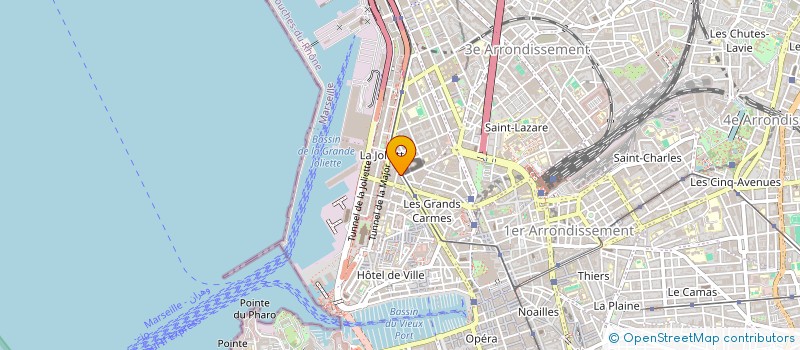 localisation de l'entreprise COMITE REG TRANSPORTS EQUIPEMENT CFDT à MARSEILLE