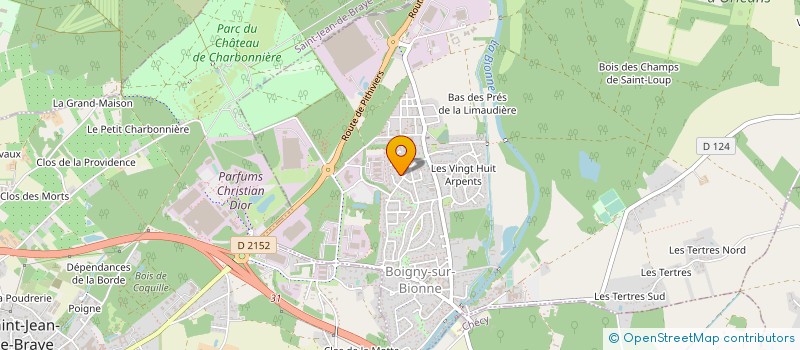 localisation de l'entreprise COMITE REG ULM DE LA REGION CENTRE à BOIGNY-SUR-BIONNE