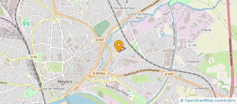 localisation de l'entreprise COMITE REGIONAL ADMR BOURGOGNE FR.COMTE à NEVERS