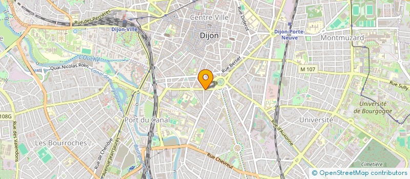 localisation de l'entreprise COMITE REGIONAL CGT BOURGOGNE FRANCHE-COMTE à DIJON