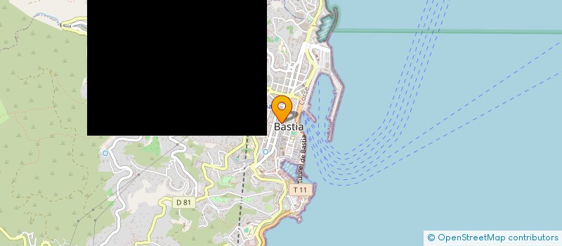localisation de l'entreprise COMITE REGIONAL CORSE DE SKI à BASTIA