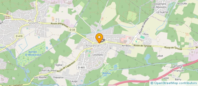 localisation de l'entreprise COMITE REGIONAL D AQUITAINE DE SAMBO à SOORTS-HOSSEGOR