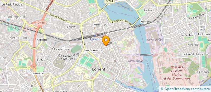 localisation de l'entreprise COMITE REGIONAL D'EQUITATION DE BRETAGNE  LORIENT