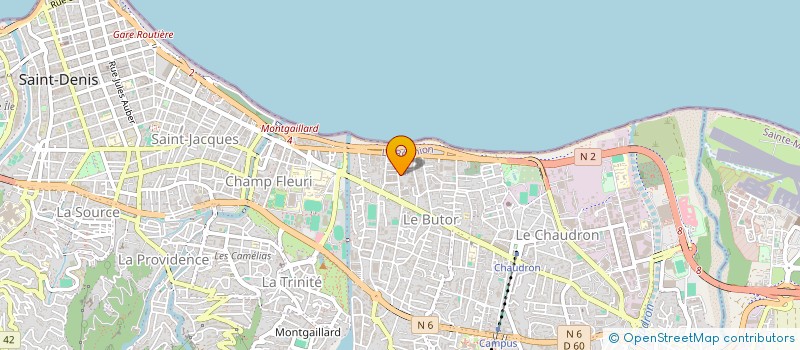 localisation de l'entreprise COMITE REGIONAL D'HALTEROPHILIE  SAINT-DENIS